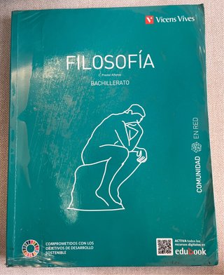 Libro Filosofía 1° Bachillerato - Vicens Vives