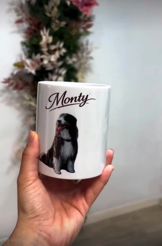 Botella de agua y tazas personalizada
