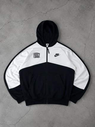 Nike Force Hoodie Black White 00's Vintage