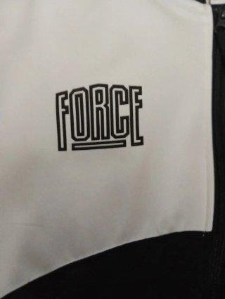 Nike Force Hoodie Black White 00's Vintage