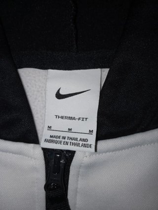 Nike Force Hoodie Black White 00's Vintage