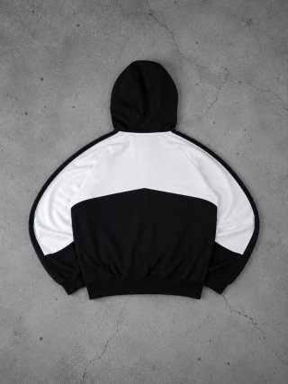 Nike Force Hoodie Black White 00's Vintage