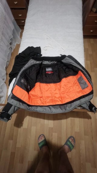 Chaqueta de moto mujer