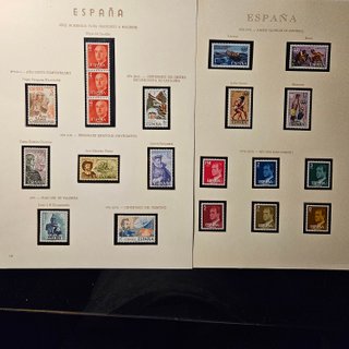 Colección Sellos España 1970-1977 montada
