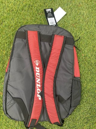 Mochila de Tenis Dunlop Roja y Gris