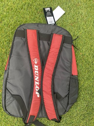 Mochila de Tenis Dunlop Roja y Gris