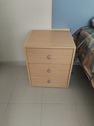 Mesillas de noche + colchón y somier 1,35