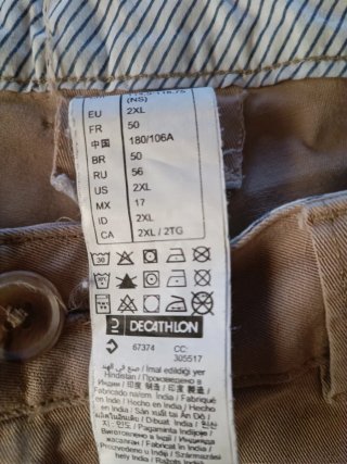 Bermuda Hombre Beige