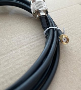 Cable Coaxial RF 50 Ohm N a SMA- 2 metros