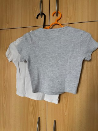 Lote 2 Camisetas Crop Talla S