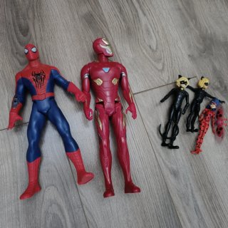 Lote Juguetes PJ Masks, Spiderman, Peppa Pig