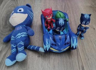 Lote Juguetes PJ Masks, Spiderman, Peppa Pig