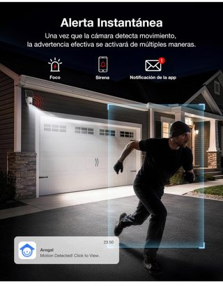 Cámara Vigilancia Solar Wifi Exterior