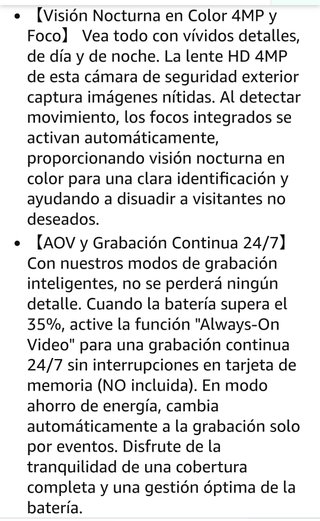 Cámara Vigilancia Solar Wifi Exterior