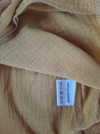Camisa cuello mao 5 años algodón