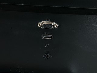 Monitor HP Negro y Plateado