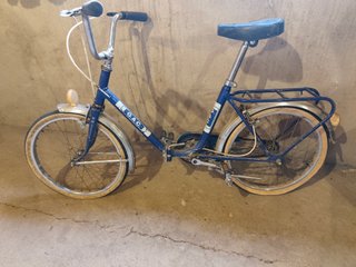 Bicicleta plegable G.A.C. azul