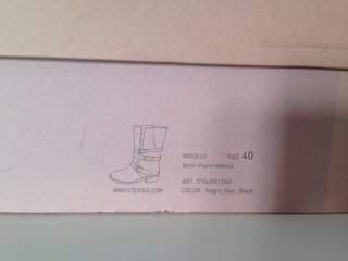 Botín Uterque con hebillas - Talla 40