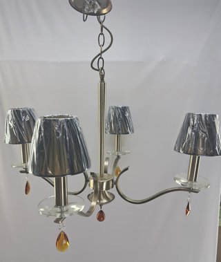 Lámpara de techo vintage cromo Mantra