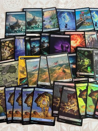 Conjunto di Carte Magic MTG Terreni Base