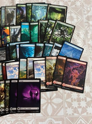 Conjunto di Carte Magic MTG Terreni Base