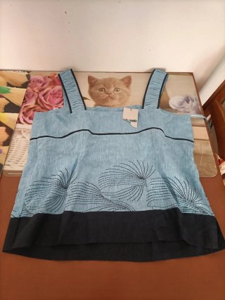 Camiseta tirantes El Corte Inglés azul