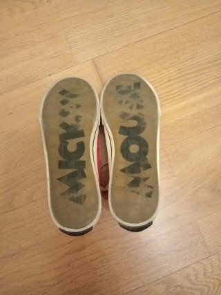 Zapatillas Mickey Mouse Rojas Talla 37