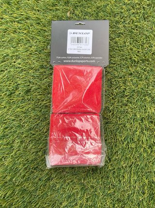 Muñequeras Dunlop Tenis/Padel Rojas