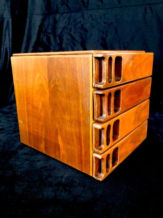 Antigua Cajonera escritorio vintage madera