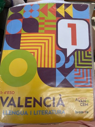Avancem 1r ESO. Valencià: llengua i literatura