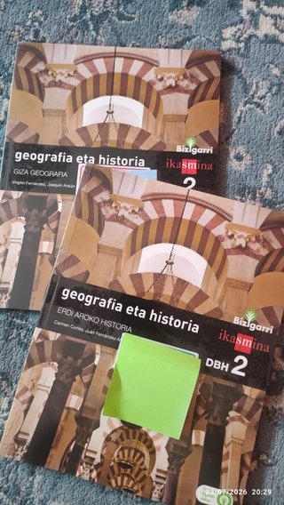 Geografia eta historia, 2 DBH