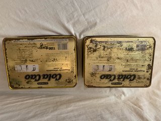 2 Cajas Metálicas Vintage Cola-Cao