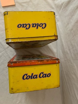 2 Cajas Metálicas Vintage Cola-Cao