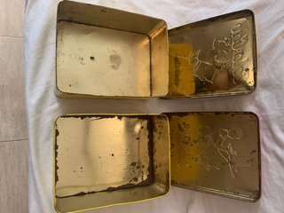 2 Cajas Metálicas Vintage Cola-Cao
