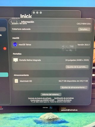 Imac M1 24” Azul turquesa