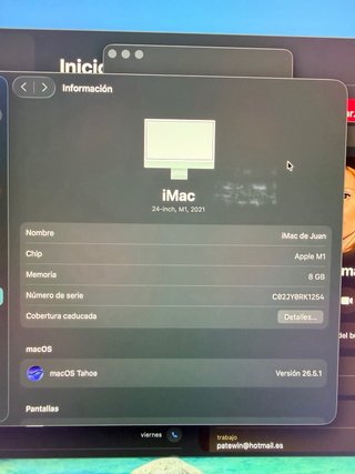 Imac M1 24” Azul turquesa