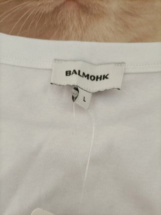 Camiseta tirantes Balmohk flor azul