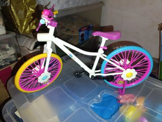 Bicicleta Nancy Rosa y Azul