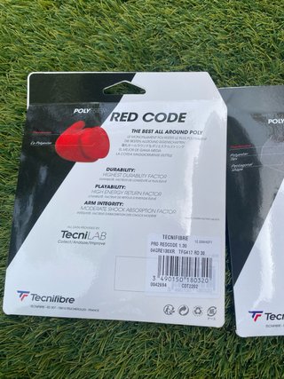 Cordaje Tenis Tecnifibre Red Code y Black Code