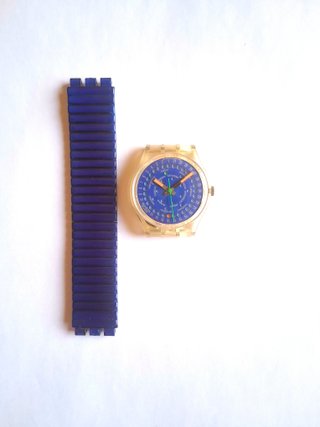 Orologio Swatch Blu con Cinturino Elastico
