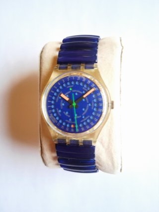 Orologio Swatch Blu con Cinturino Elastico