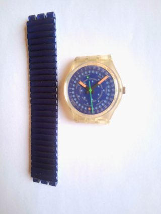 Orologio Swatch Blu con Cinturino Elastico