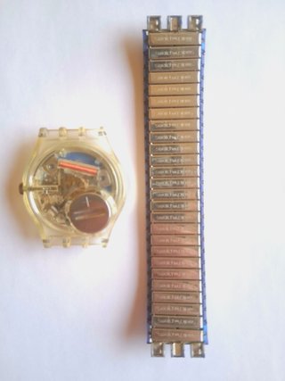 Orologio Swatch Blu con Cinturino Elastico