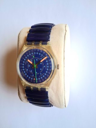 Orologio Swatch Blu con Cinturino Elastico