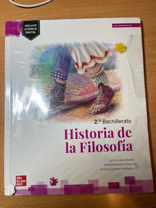 Historia de la filosofía, 2 Bachillerato