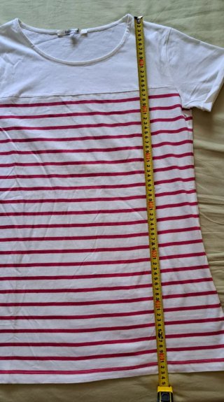Camiseta EASY WEAR rayas rojas y blancas Talla 40