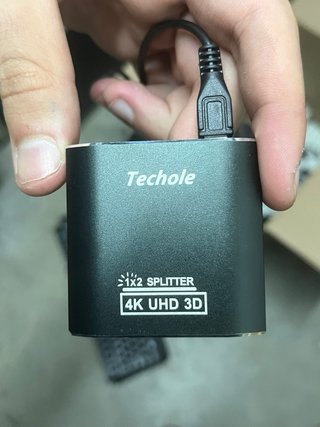 Splitter HDMI Techole 4K 1 entrada 2 salidas