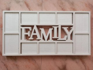 Marco Fotos FAMILY Blanco 72x36,5cm