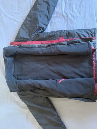 Cazadora Leones de invierno Gris y Roja Talla S