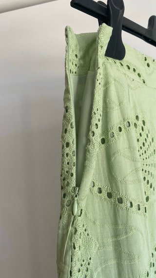 Conjunto Top y Falda Verde invitada